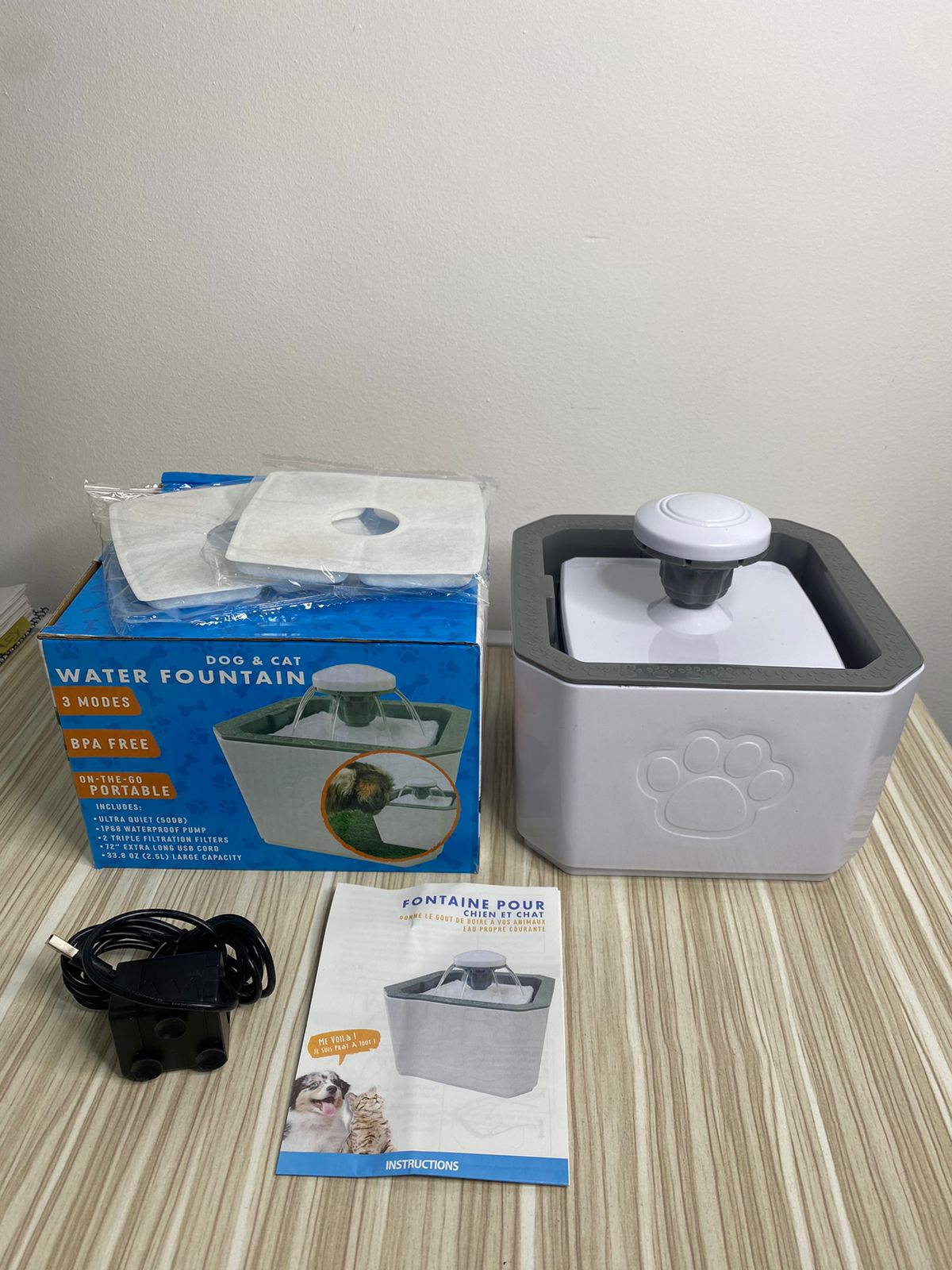 bebedero mascotas fuente electrico