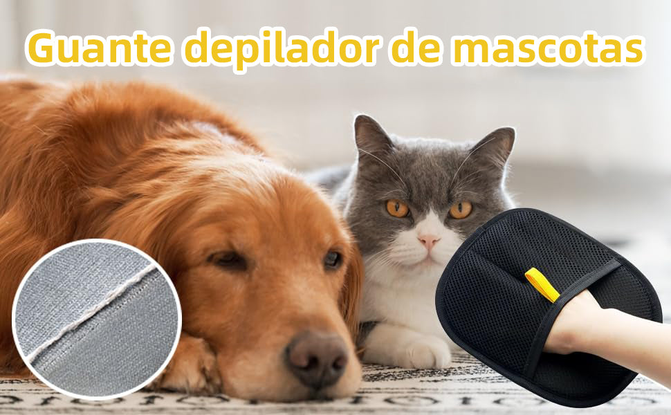 Guante Aseo Mascota Quita Pelo Sobrante