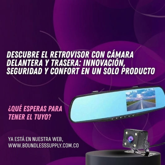 Retrovisor con Cámara delantera /trasera