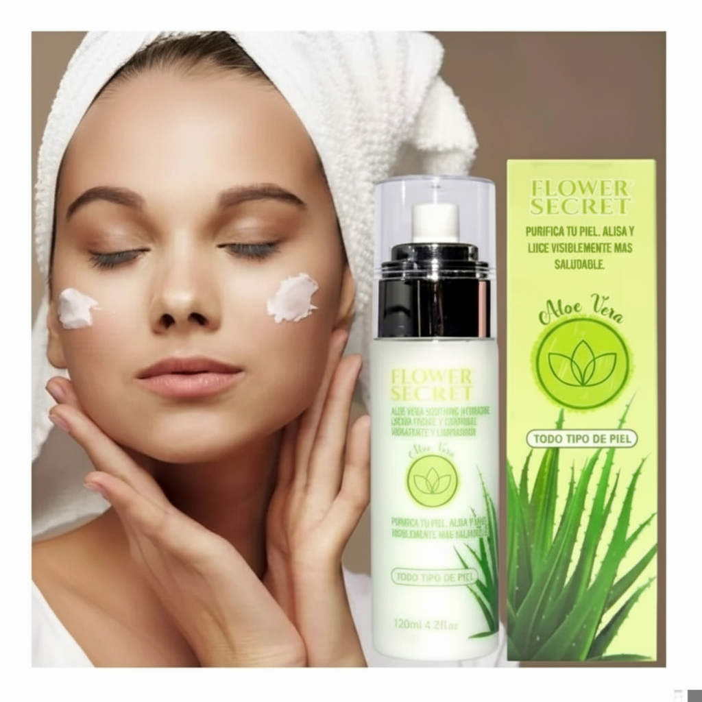 Loción Facial Y Corporal Hidratante Aloe