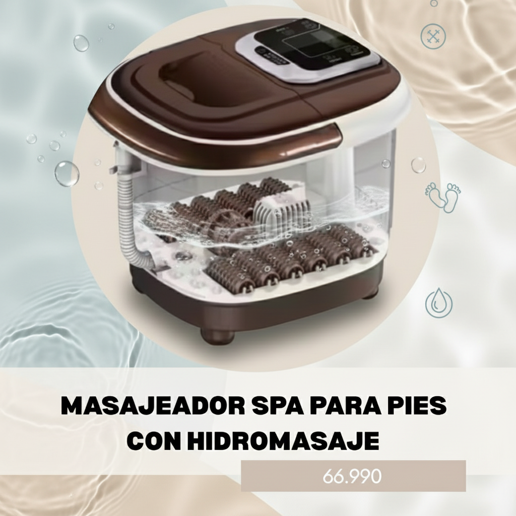 Masajeador Spa para Pies con Hidromasaje