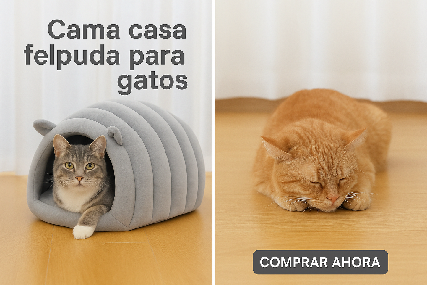Cama Y Casa Cuchas Para Gatos Felpudas