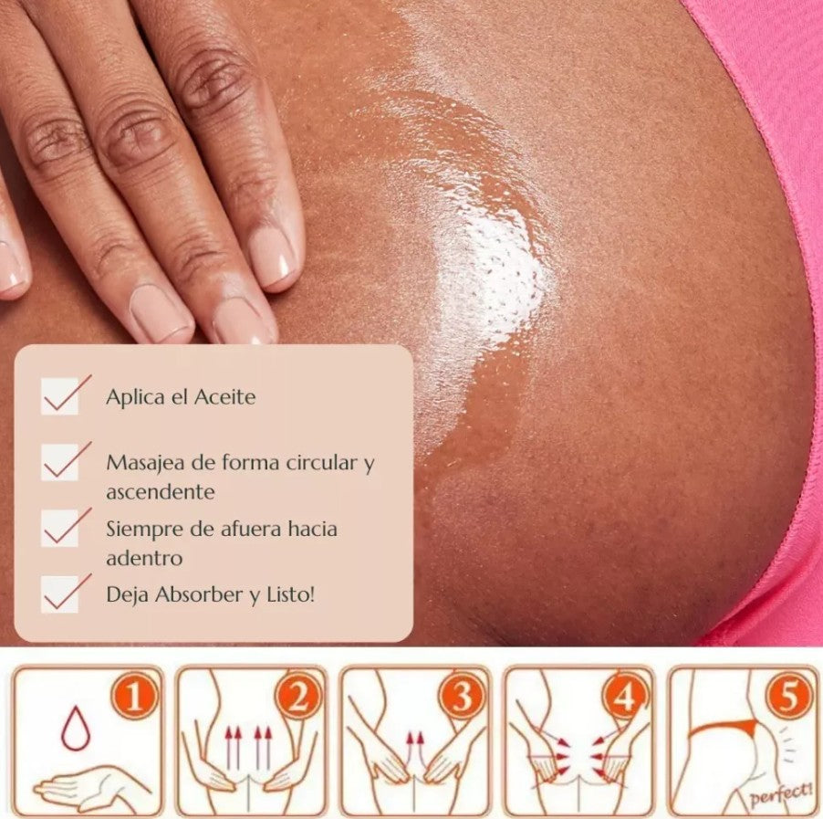 2x1 BootyUp Aceite de Masaje Potenciador